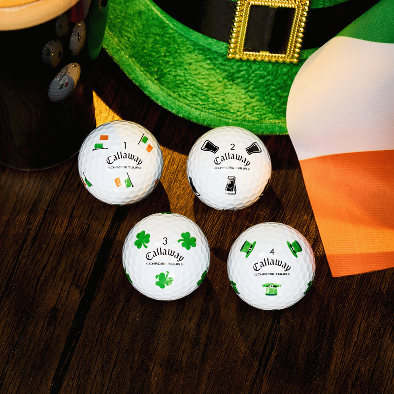 Chrome Tour Luck of the Irish Golf Balls - View 2