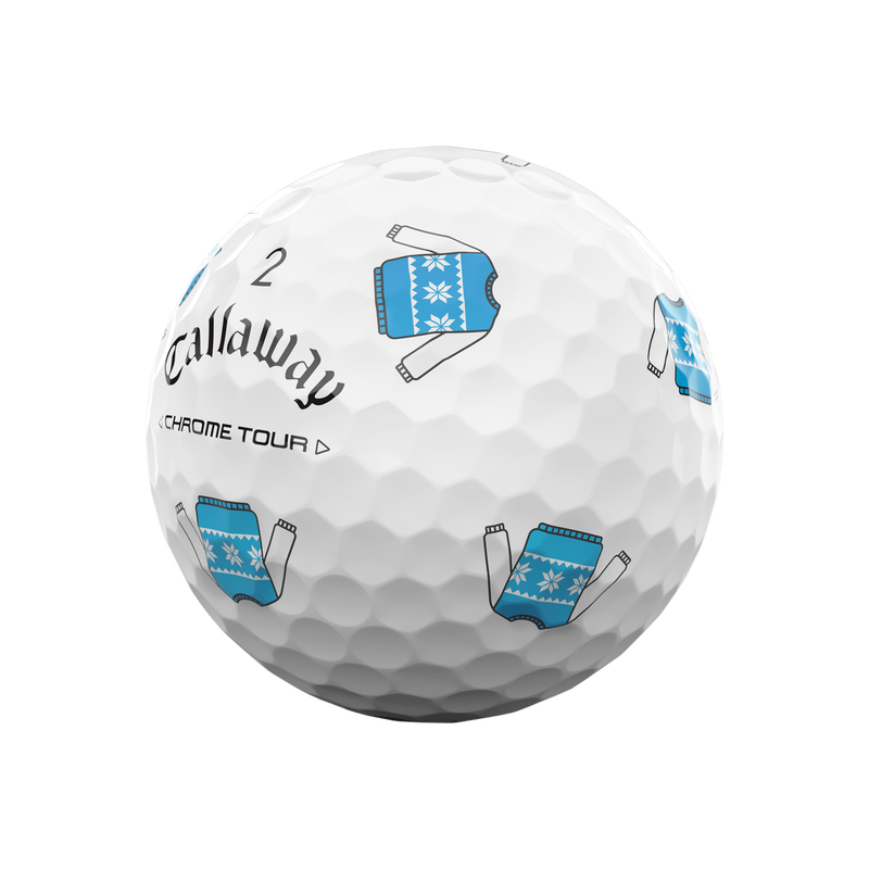 Chrome Tour Ugly Sweater Golf Balls - View 6