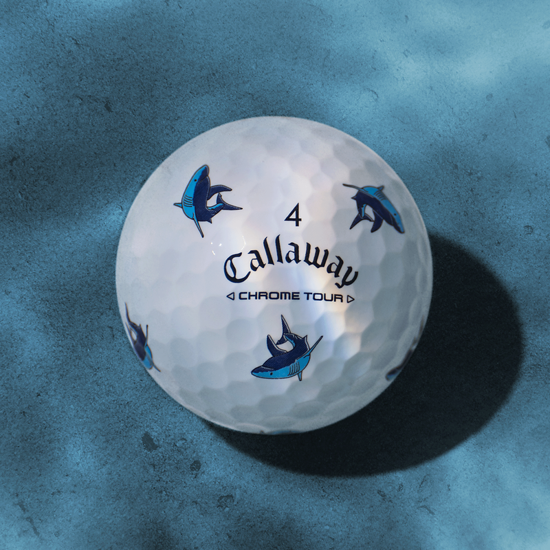 Chrome Tour Sharks Golf Balls - View 6