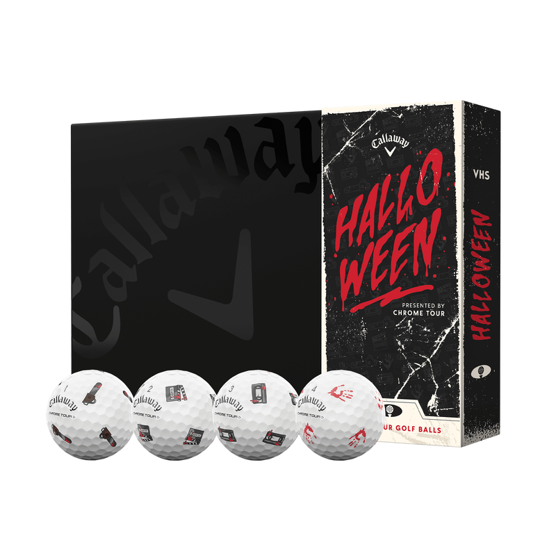 Chrome Tour Halloween Golf Balls - View 1