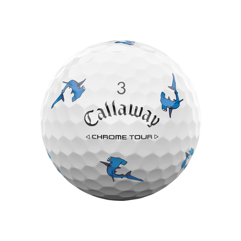 Chrome Tour Sharks Golf Balls - View 10