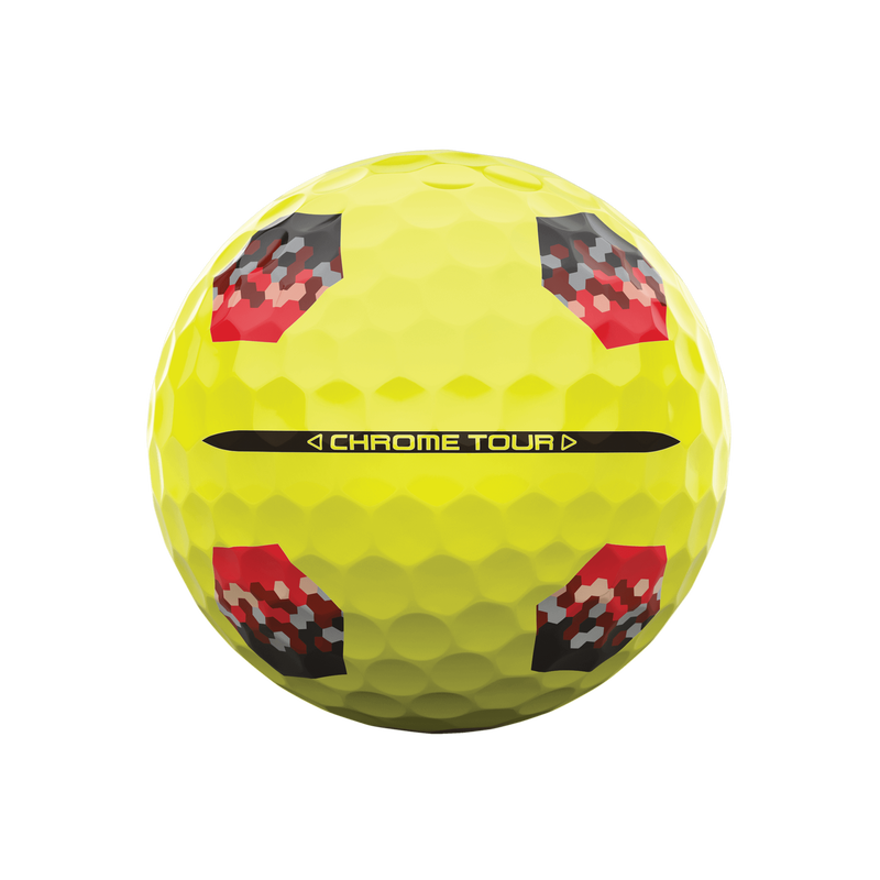 Chrome Tour TruTrack Yellow '24 Golf Balls - View 4