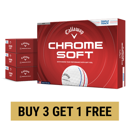 Chrome Soft Triple Track 4 Dozen Golf Balls