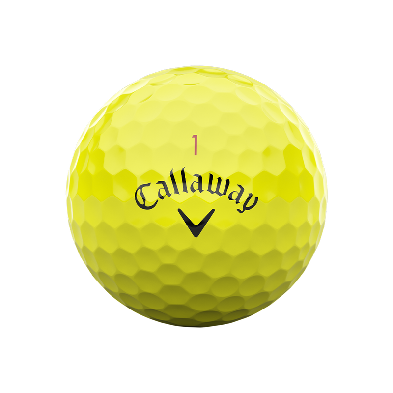 Chrome Tour X Yellow Golf Balls - View 4