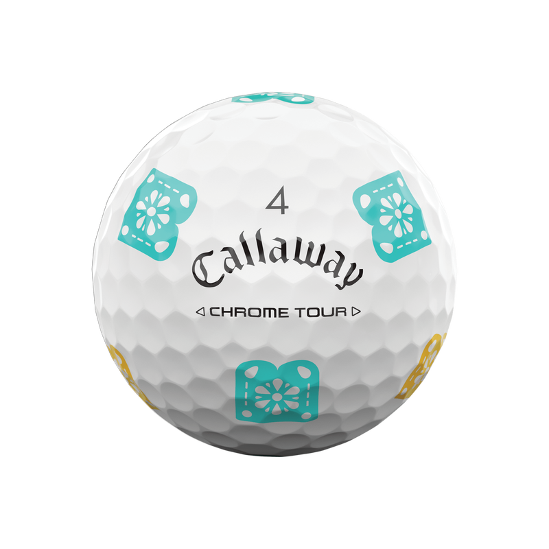 Chrome Tour D&iacute;a de los Muertos Golf Balls - View 11