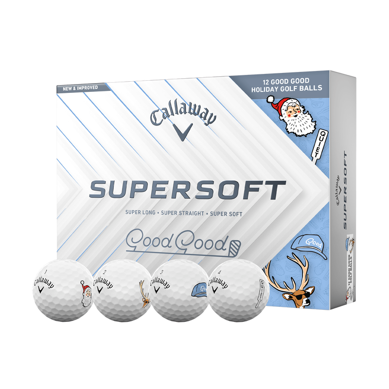 Supersoft Good Good Holiday Golf Balls - View 1