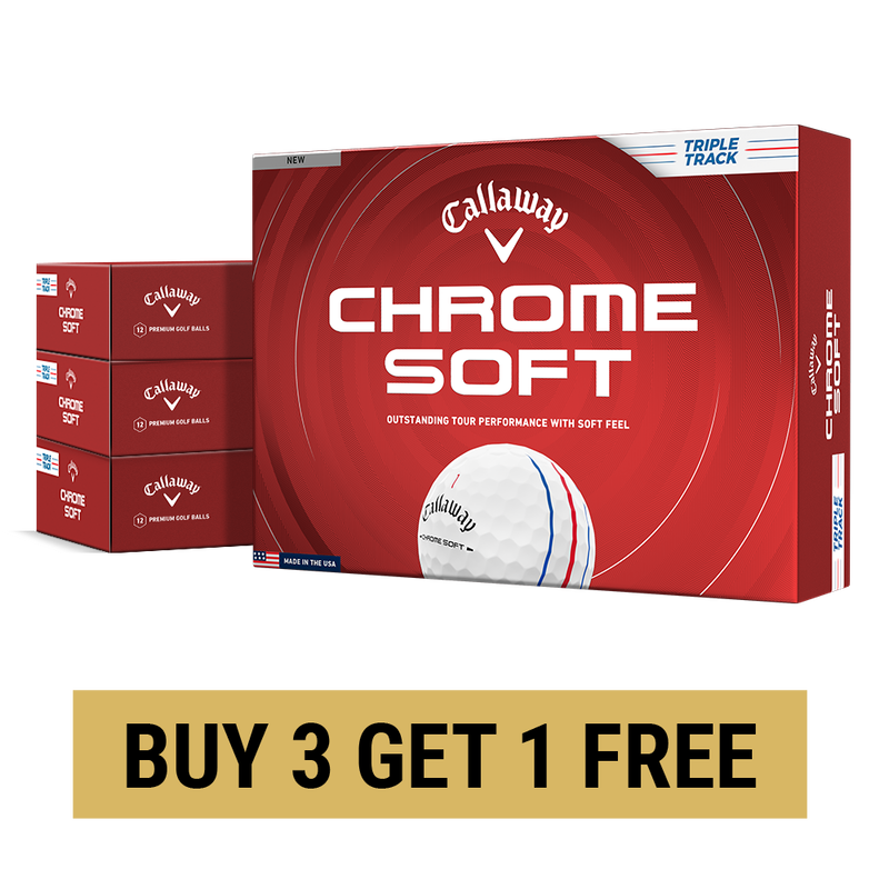 Chrome Soft Triple Track 4 Dozen Golf Balls - View 1