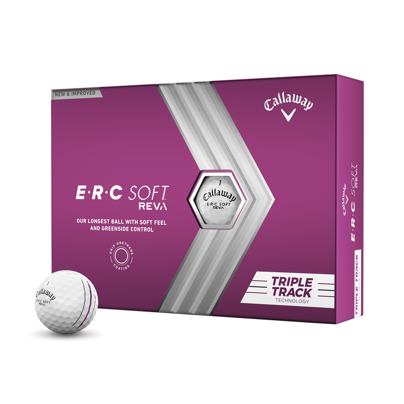 2023 E&bull;R&bull;C Soft REVA Golf Balls - View 1