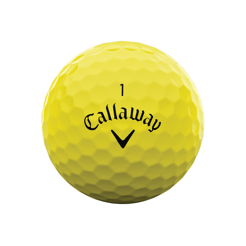 2023 Warbird Yellow Golf Balls - View 3