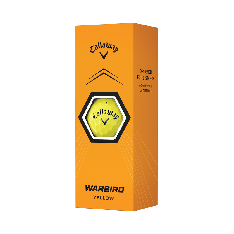 2023 Warbird Yellow Golf Balls - View 4
