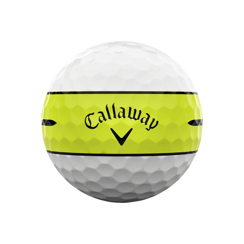 Chrome Tour 360 Yellow Stripe '24 Golf Balls - View 3