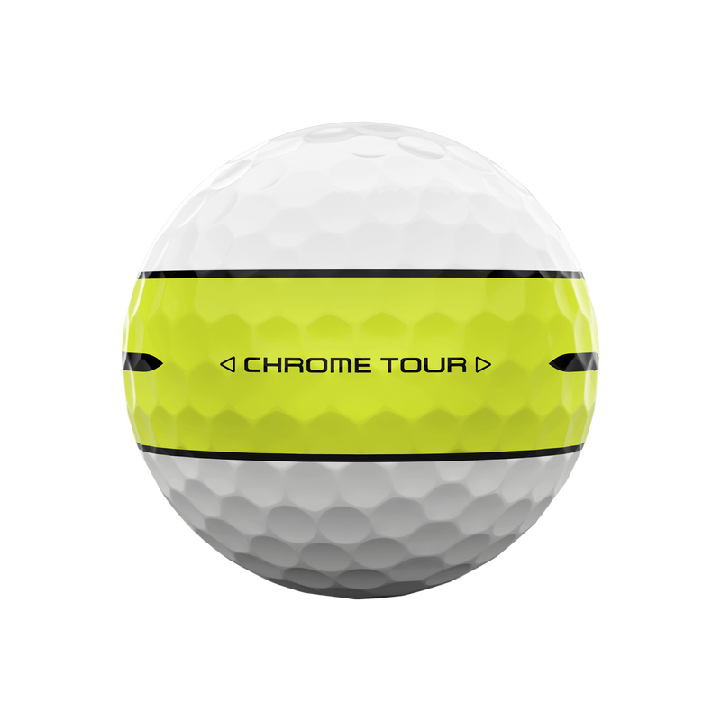 Chrome Tour 360 Yellow Stripe '24 Golf Balls - View 4