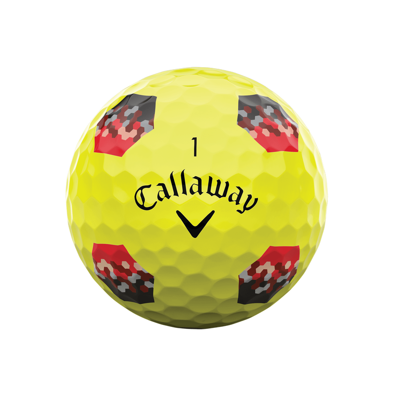Chrome Tour TruTrack Yellow '24 Golf Balls - View 3