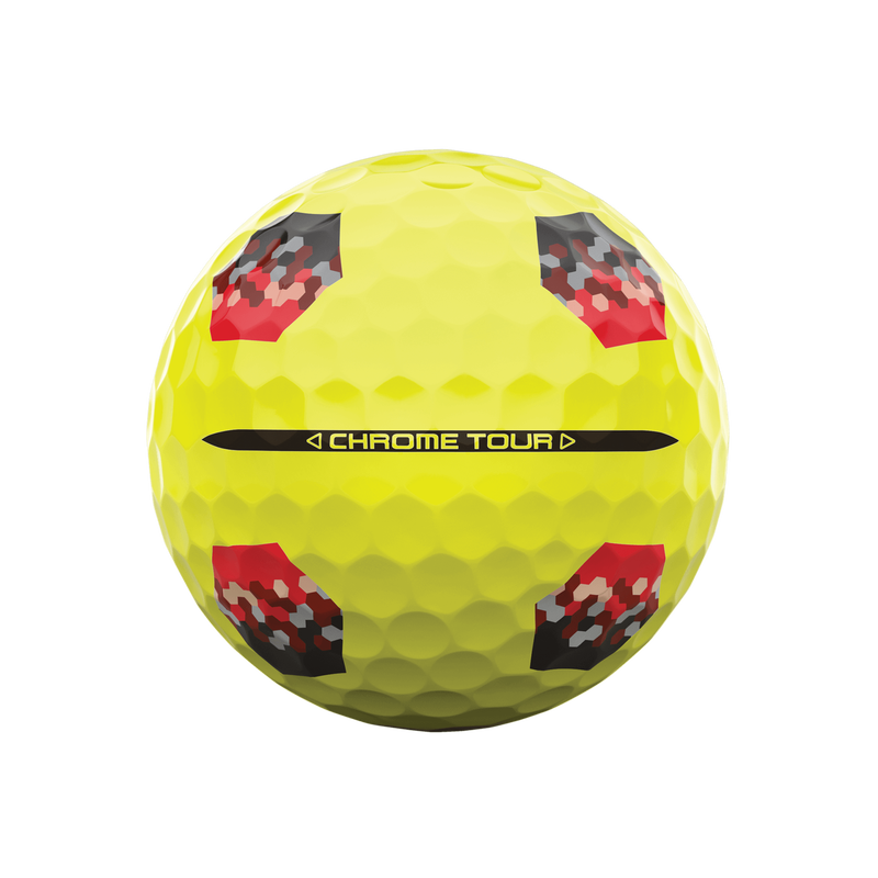 Chrome Tour TruTrack Yellow '24 Golf Balls - View 4