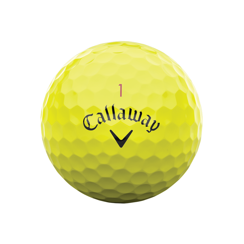 Chrome Tour Yellow '24 Golf Balls - View 3