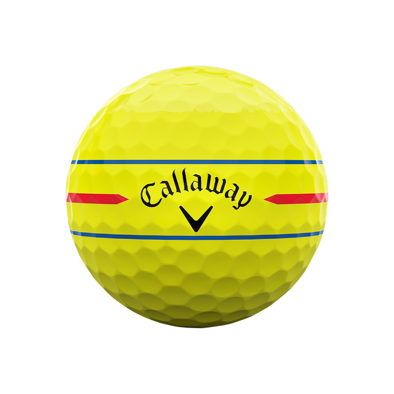 Chrome Soft 360 Triple Track Yellow Golf Balls - View 4