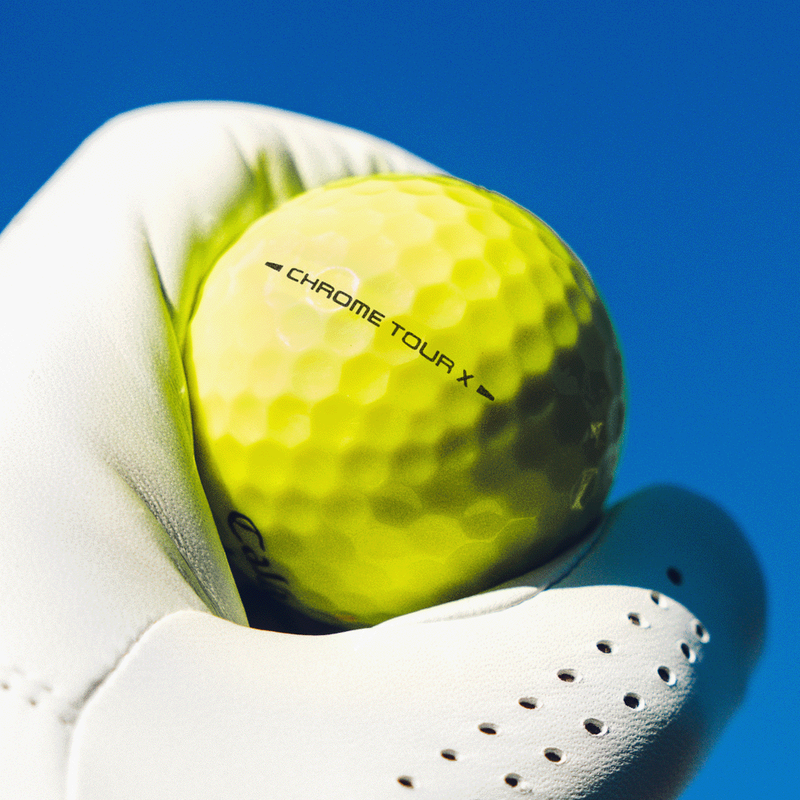 Chrome Tour X Yellow Golf Balls - View 2