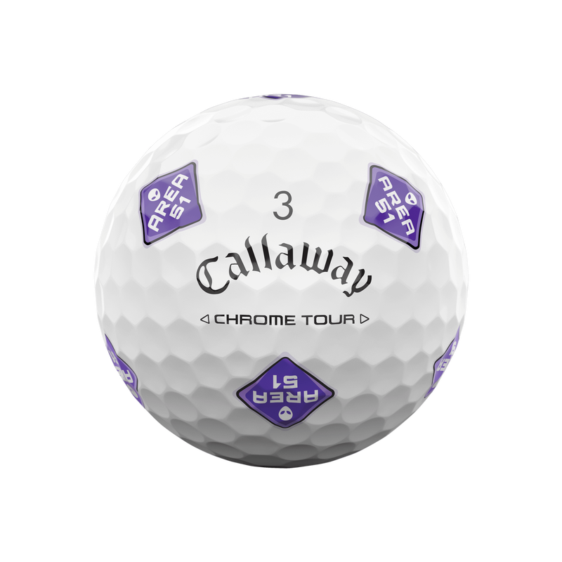 Chrome Tour Area 51 Golf Balls - View 11