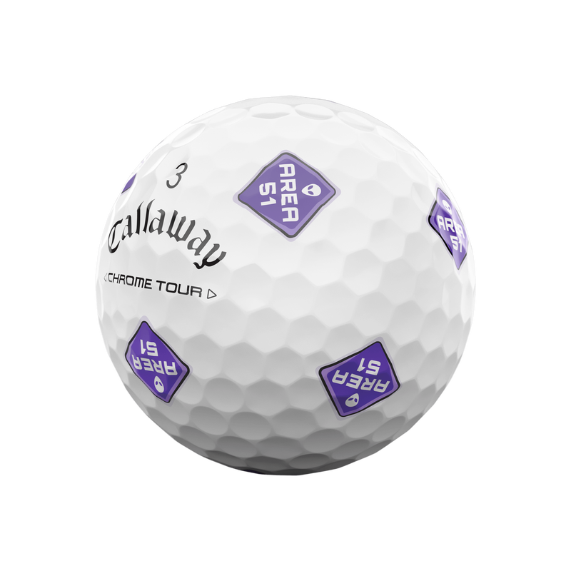 Chrome Tour Area 51 Golf Balls - View 12