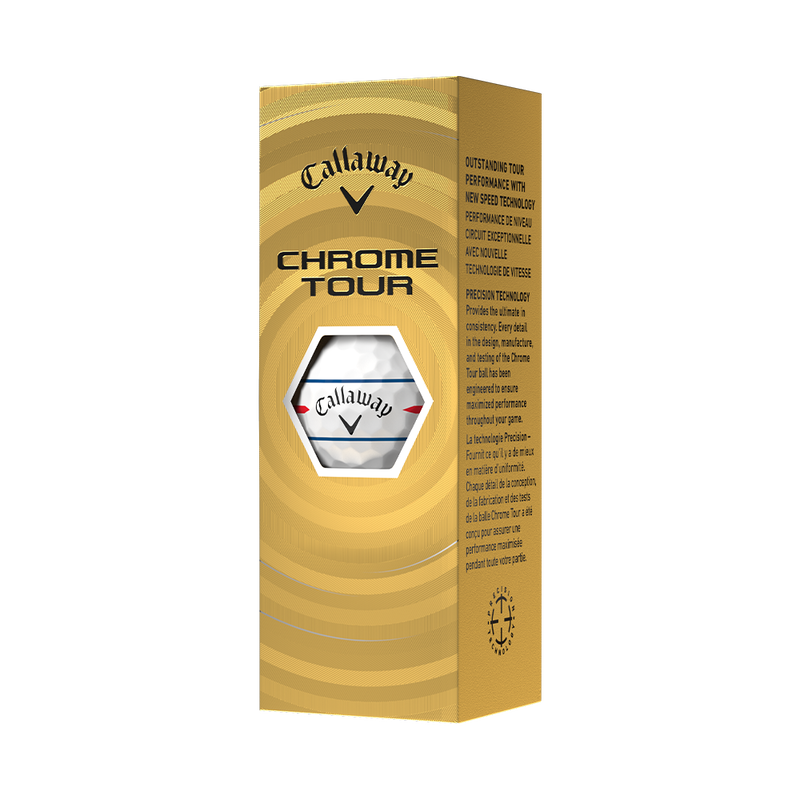 Chrome Tour 360 Triple Track Golf Balls - View 6