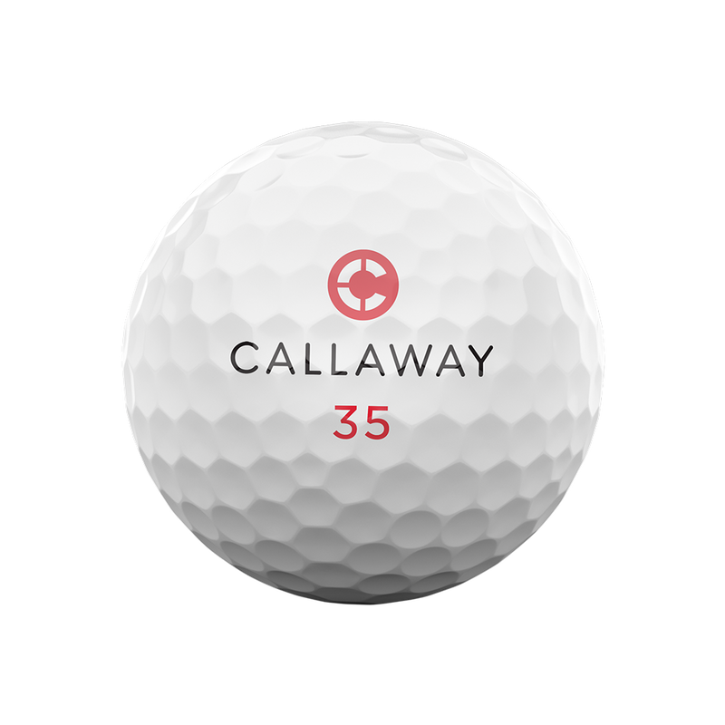 Chrome Tour X Retro Golf Balls - View 3