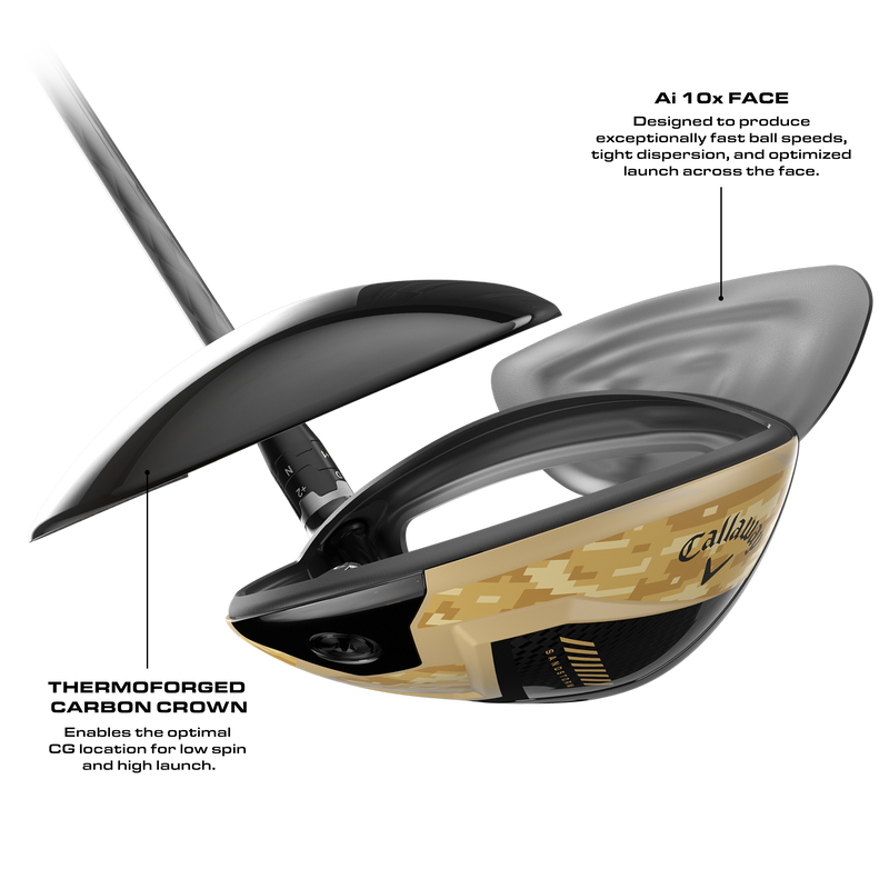 Elyte Sandstorm Triple Diamond Driver - View 8