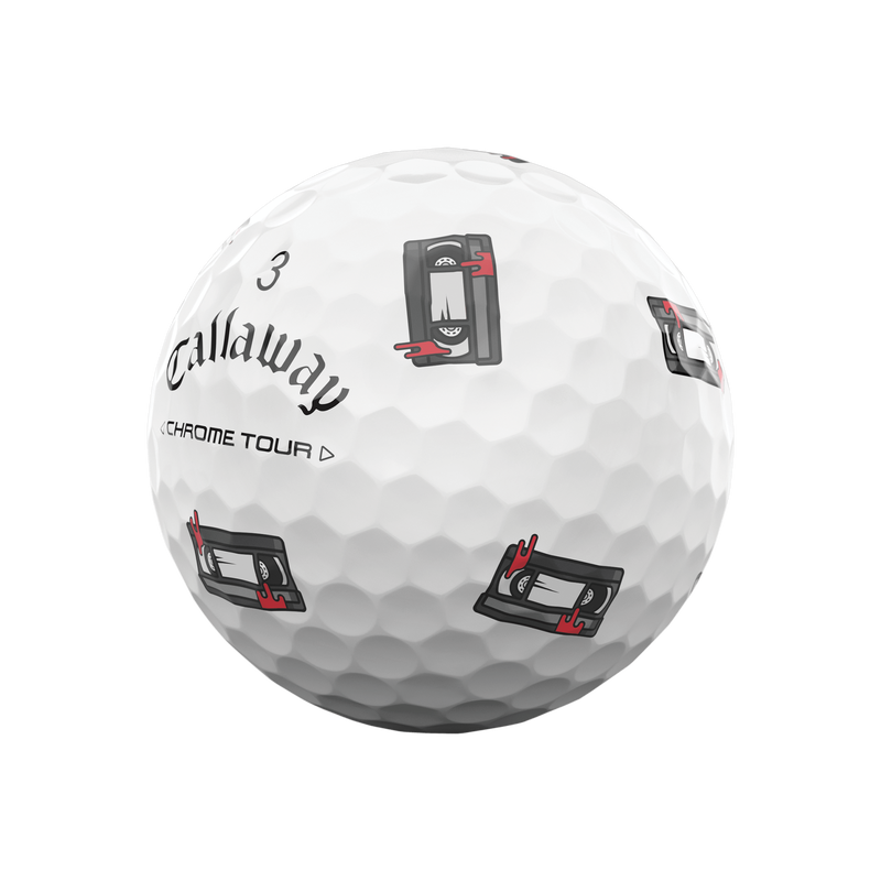 Chrome Tour Halloween Golf Balls - View 8