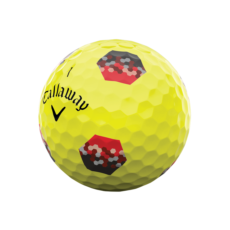 Chrome Tour TruTrack Yellow '24 Golf Balls - View 2