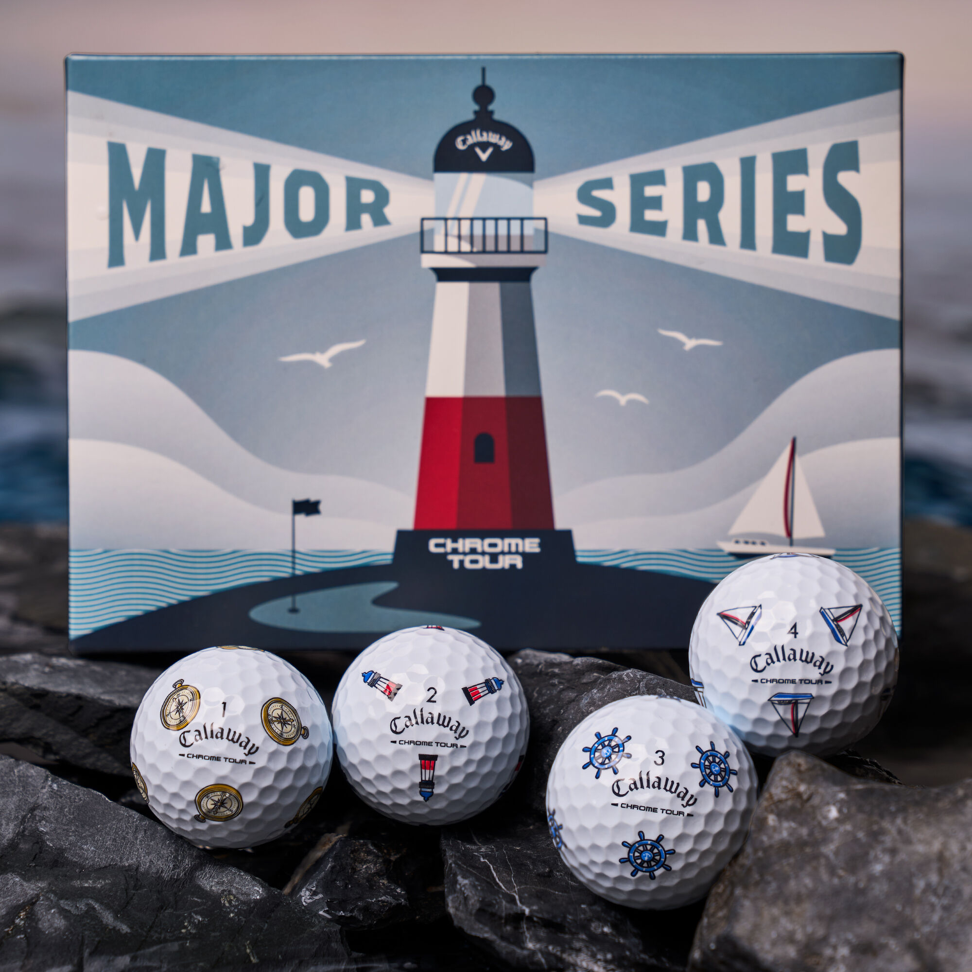 Chrome Tour Major Series: June Major Golf Balls