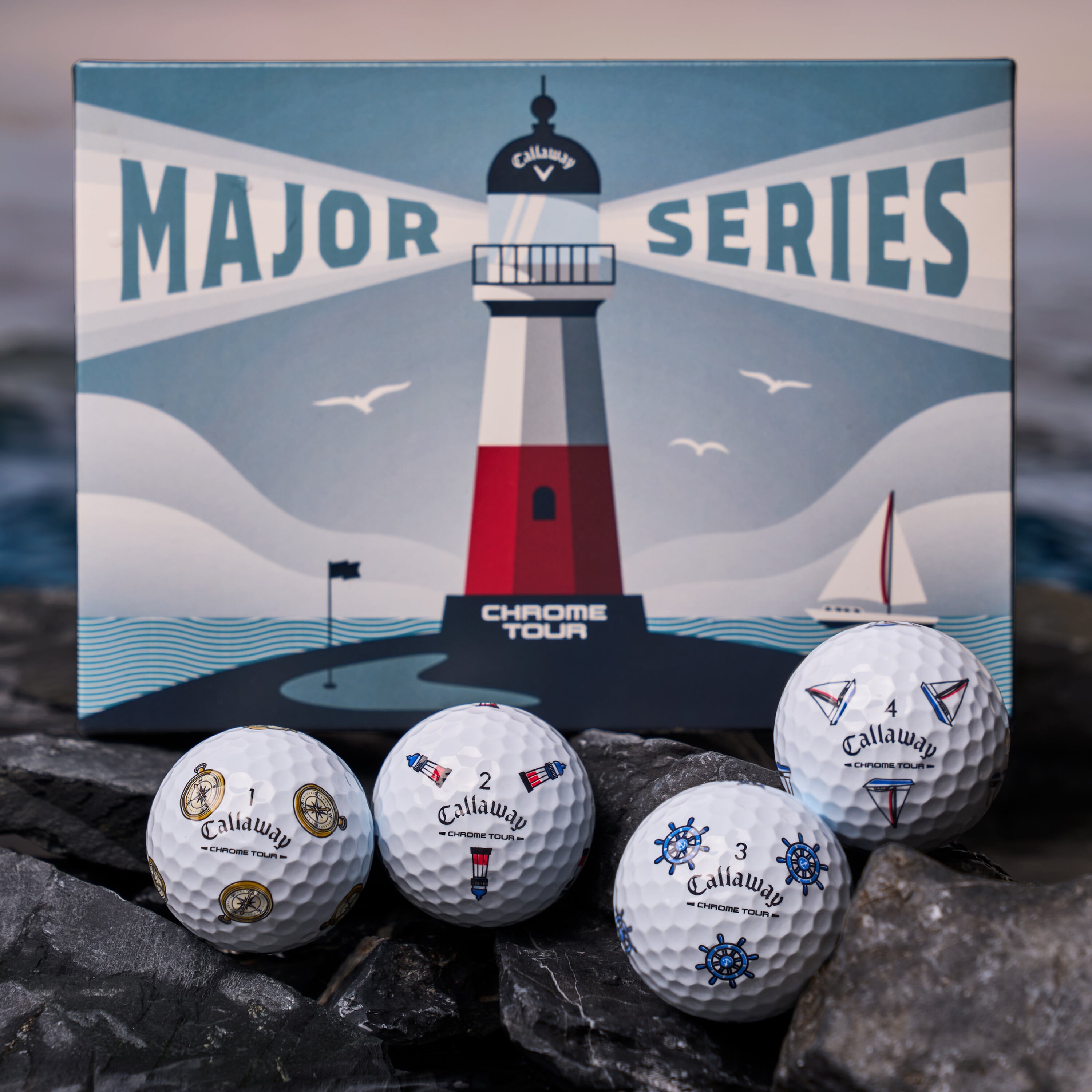 Chrome Tour Major Series: June Major Golf Balls image 2