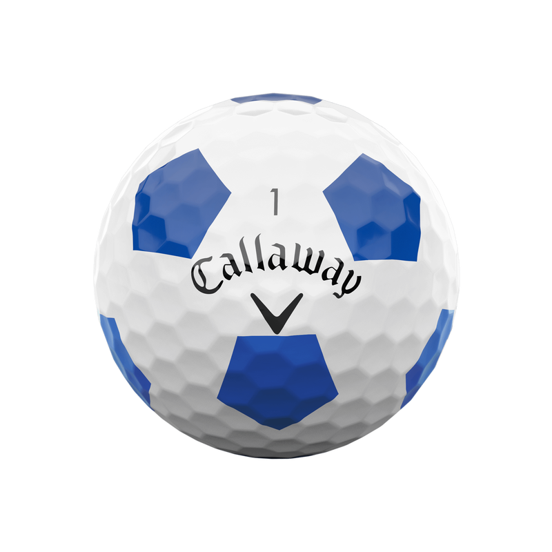 E&bull;R&bull;C Soft Truvis Blue Golf Balls - View 3