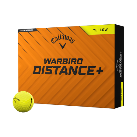 Warbird Distance+ Yellow Golf Balls