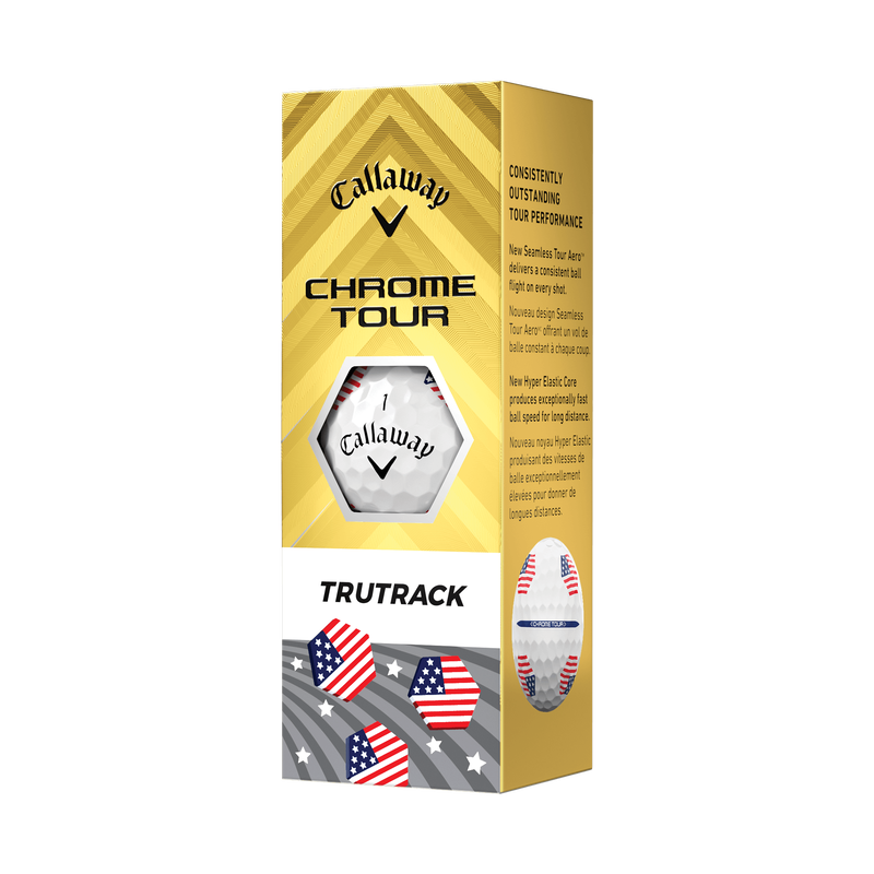 Chrome Tour USA TruTrack Golf Balls - View 5