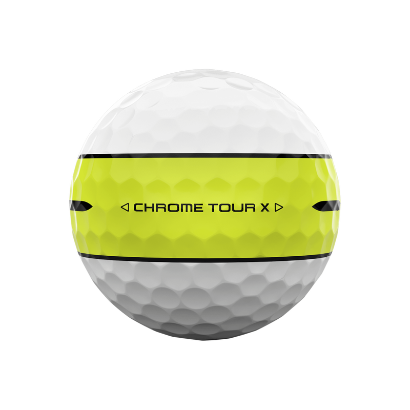 Chrome Tour X 360 Yellow Stripe '24 Golf Balls - View 4