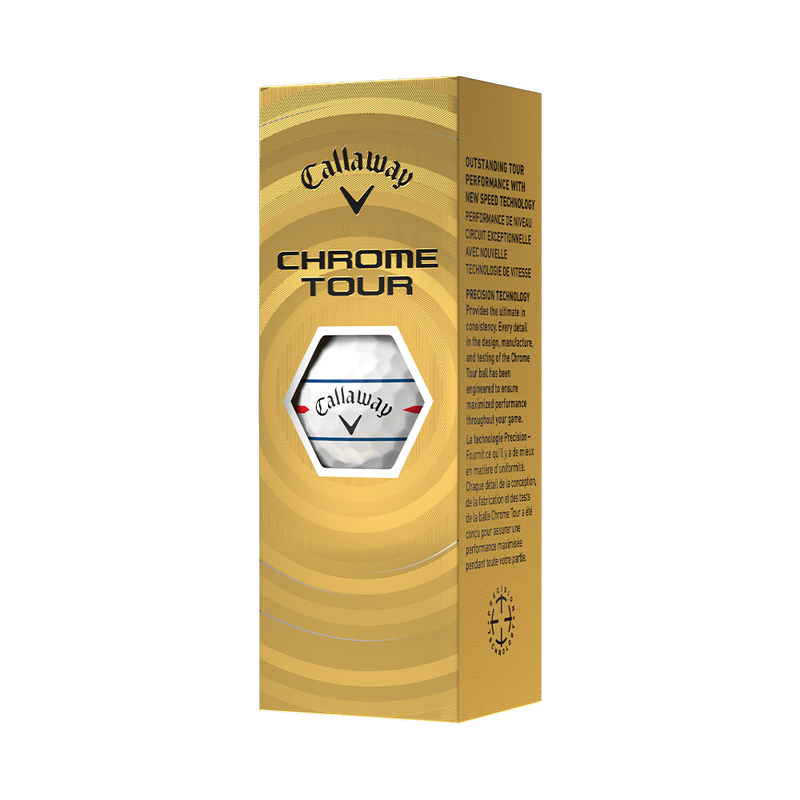 Chrome Tour 360 Triple Track Golf Balls - View 6