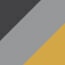 Charcoal/Silver/Goldenrod