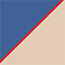 Tan/Blue/Red