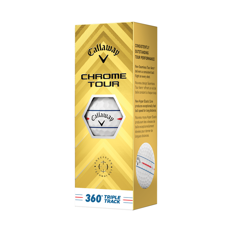 Chrome Tour 360 Triple Track '24 Golf Balls - View 5