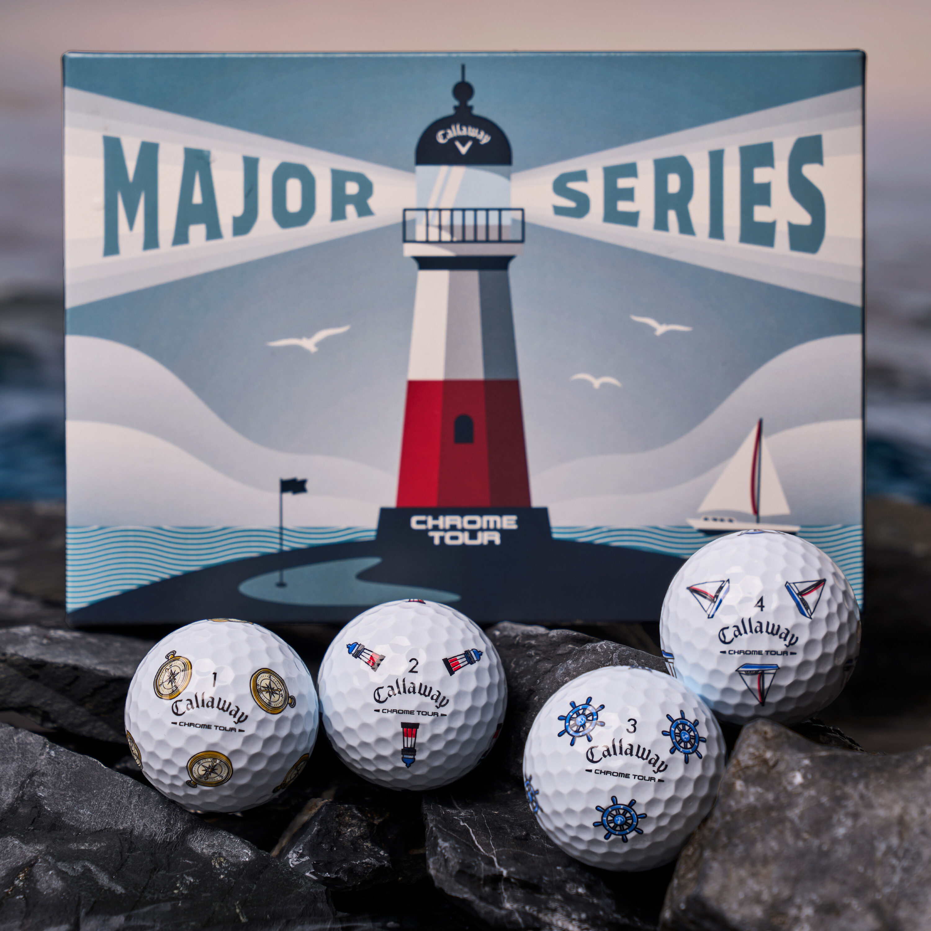 Chrome Tour Major Series: June Major Golf Balls image 2