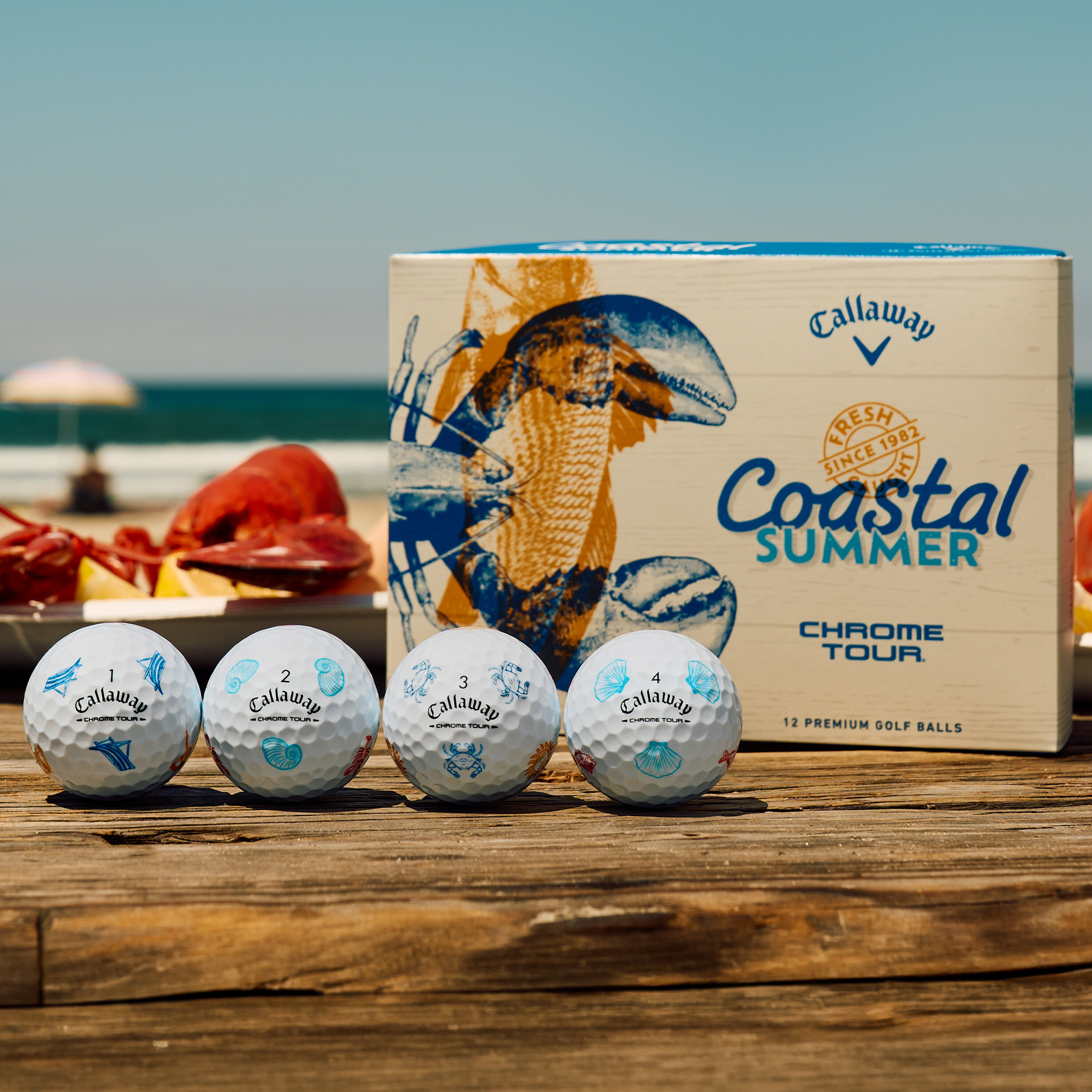 Chrome Tour Coastal Summer Golf Balls image 5