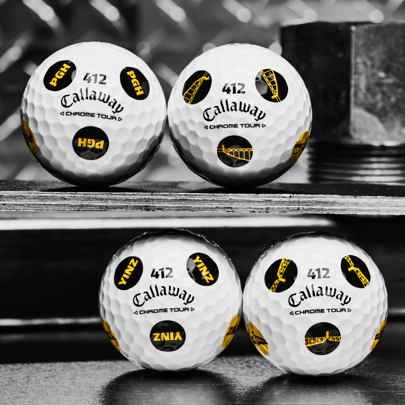 Chrome Tour Major Series: Pittsburgh Golf Balls - View 2