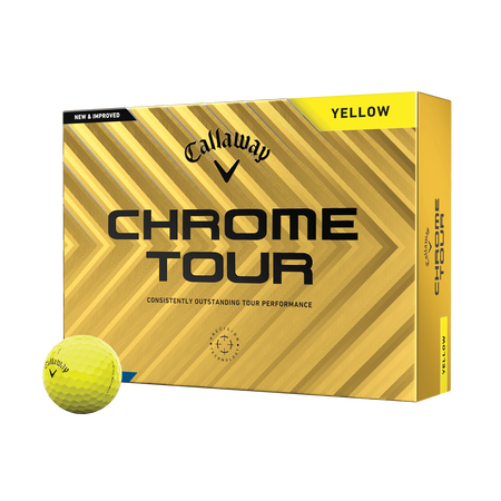 Chrome Tour Yellow '24 Golf Balls