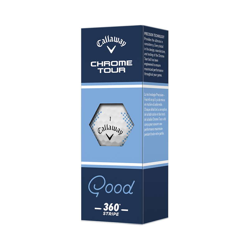 Chrome Tour Good Good Stripe Golf Balls - View 7