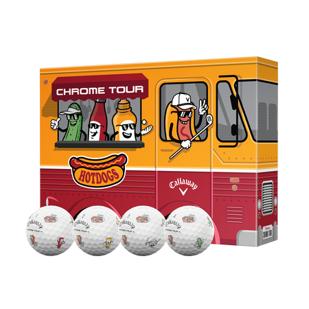 Chrome Tour Hot Dog Golf Balls