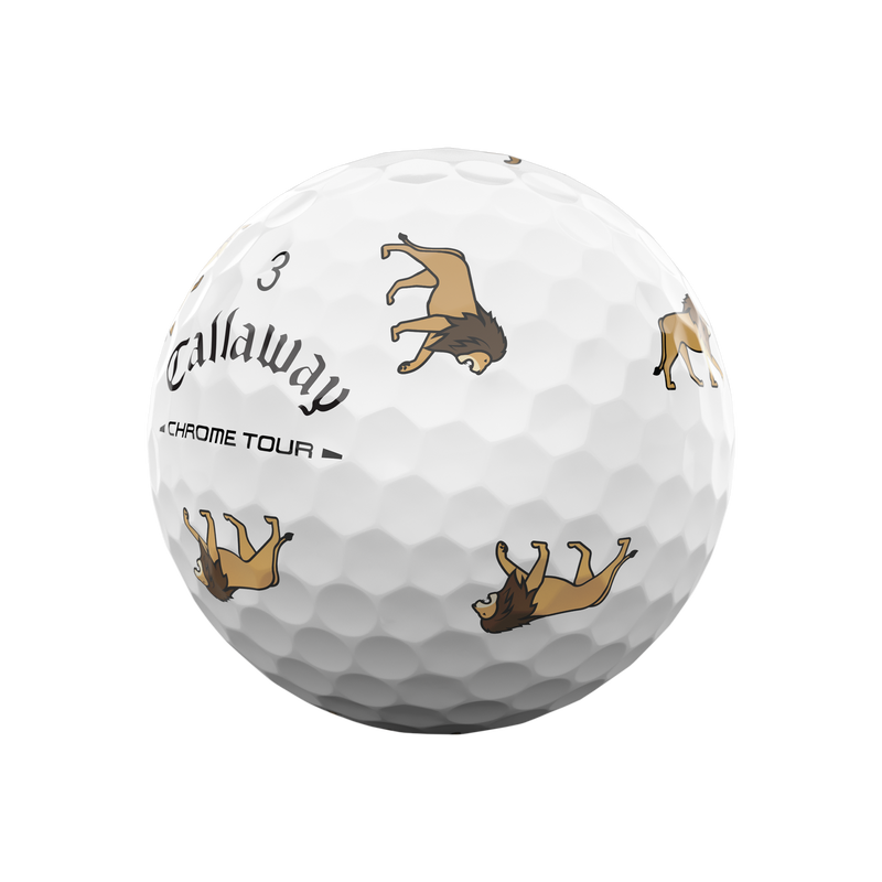 Chrome Tour Wild Animals Golf Balls - View 5