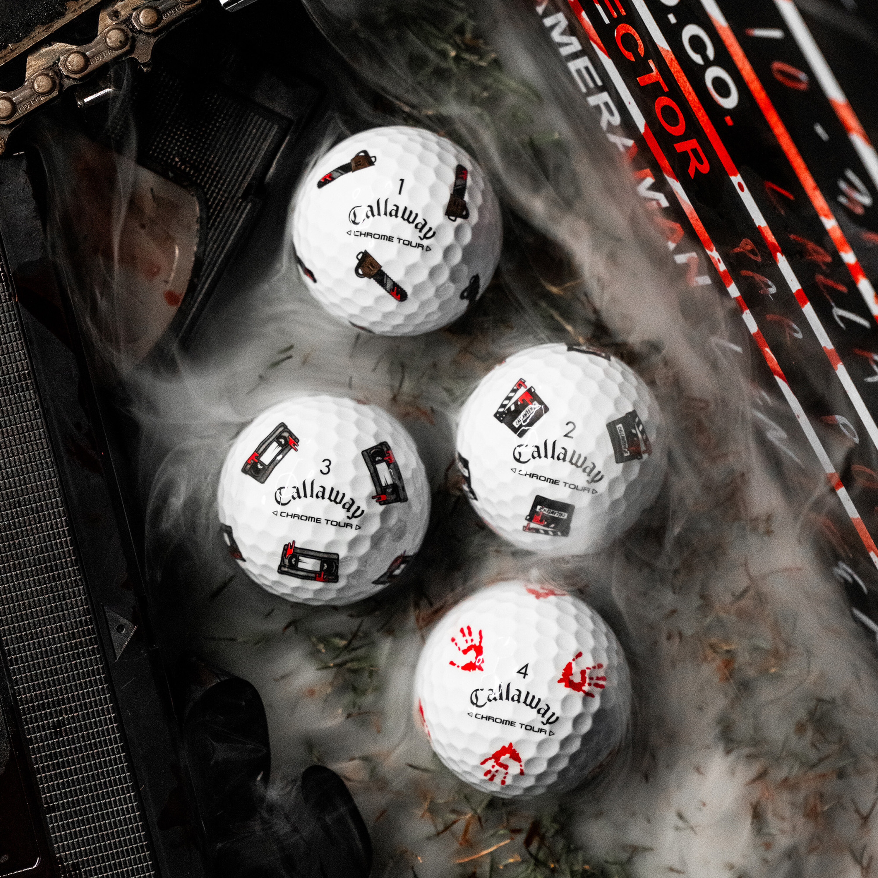 Chrome Tour Halloween Golf Balls image 2