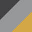 Charcoal/Silver/Goldenrod