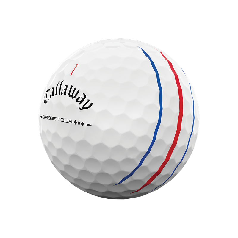 Chrome Tour Triple Diamond Triple Track Golf Balls - View 3