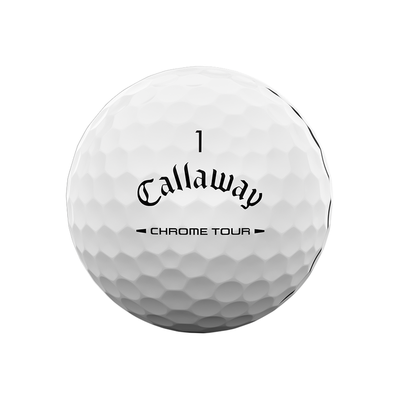 Chrome Tour Black and Yellow Triple Track Golf Balls - View 4