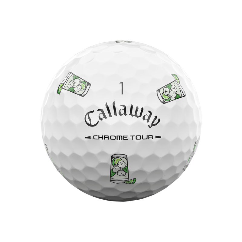 Chrome Tour Cocktails Golf Balls - View 3